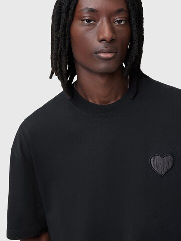 AllSaints T-shirt 'Lover Crew' i svart