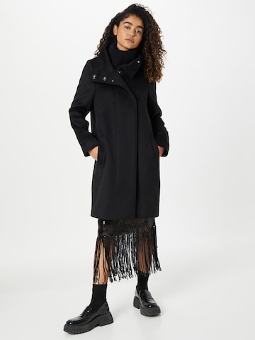 s.Oliver BLACK LABEL Between-seasons coat in Black: front