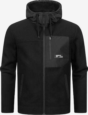 Ragwear Флисовая куртка 'Brodney' в Черный: спереди