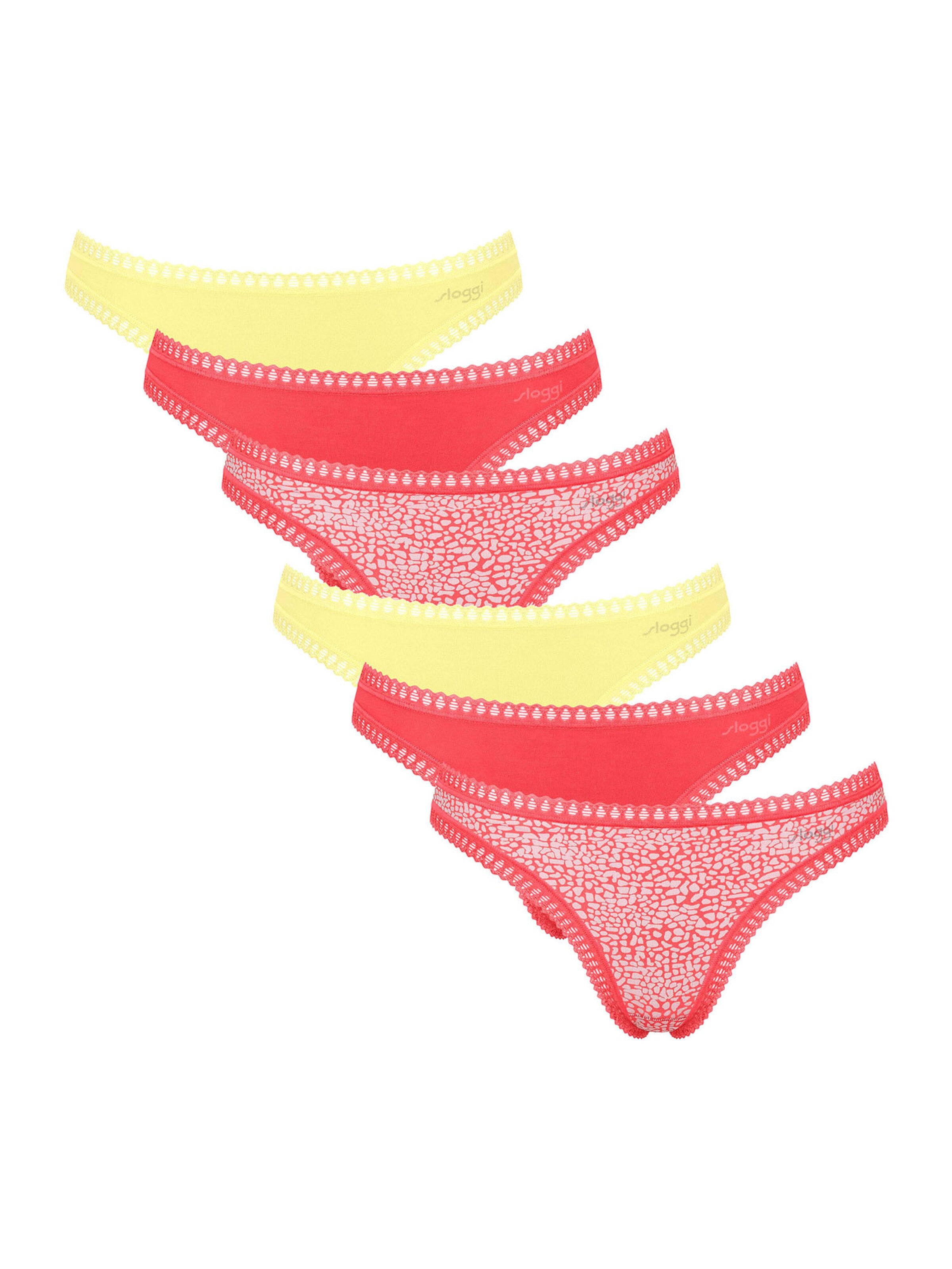 SLOGGI Thong 'GO Crush' in Yellow: front