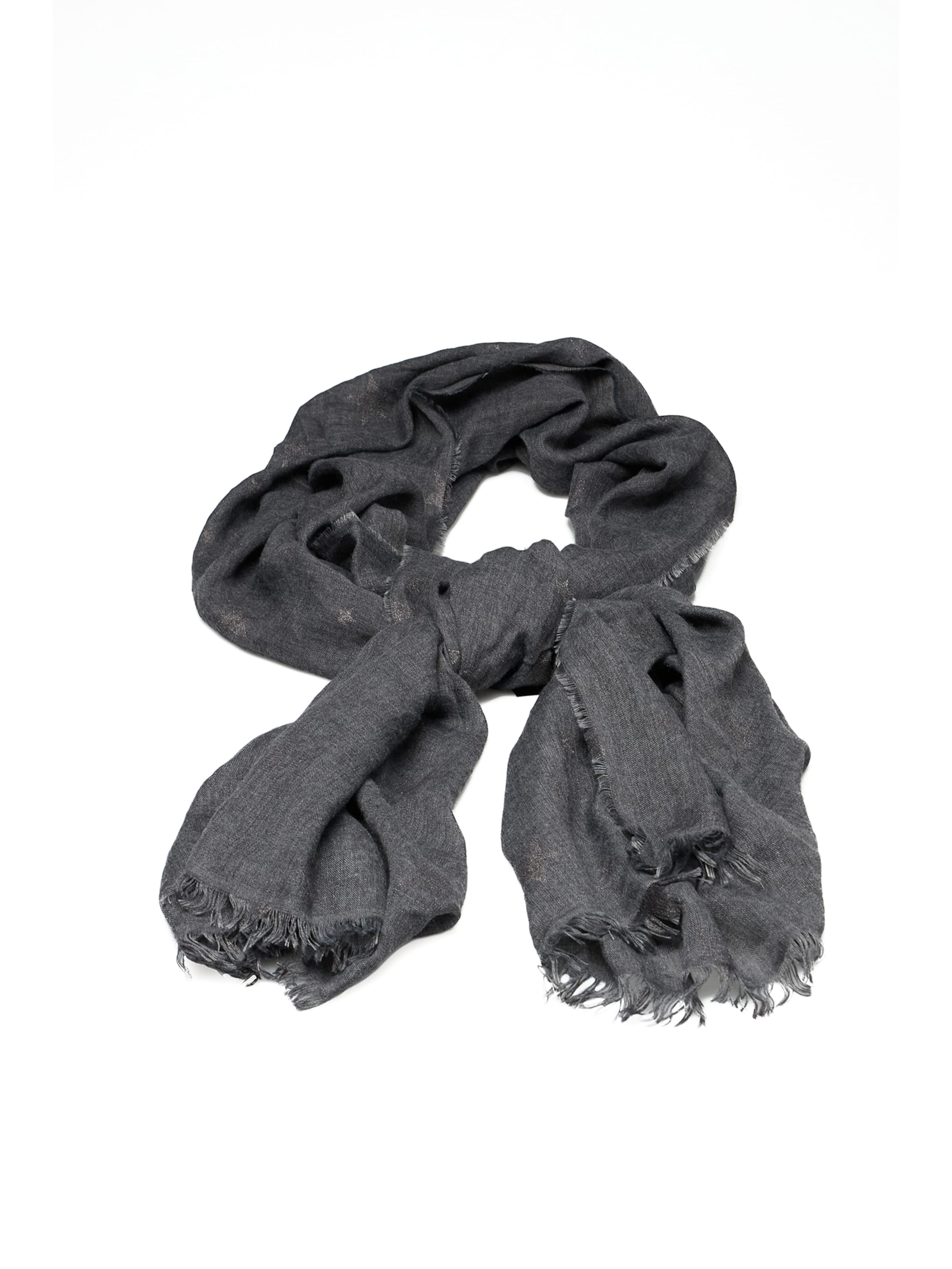 Sciarpa 'Sciarpa Uomo Trussardi Misto Viscosa Poliammide 190cm' di Trussardi in nero: frontale