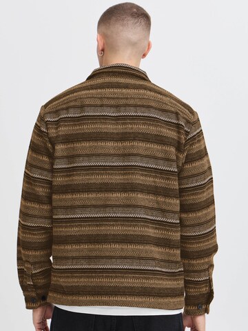 !Solid Regular fit Tussenjas ' MICHA ' in Bruin
