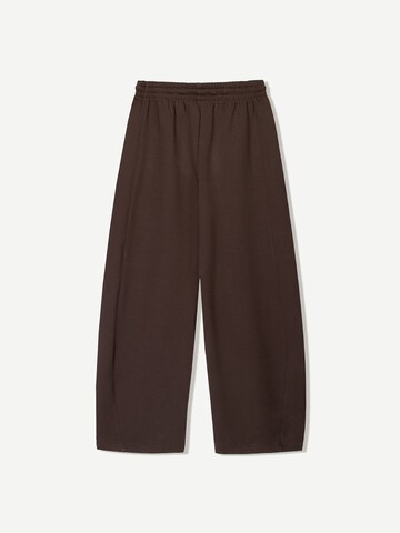 Bershka Baggy Nadrág - barna