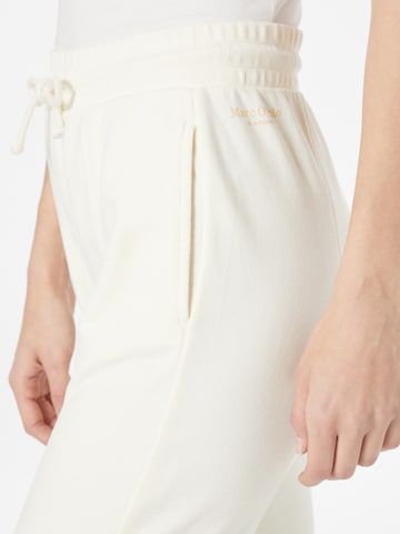 Marc O'Polo Tapered Trousers in White
