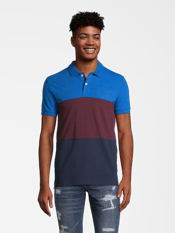 AÉROPOSTALE Shirt 'STREAKY' in Blauw: voorkant