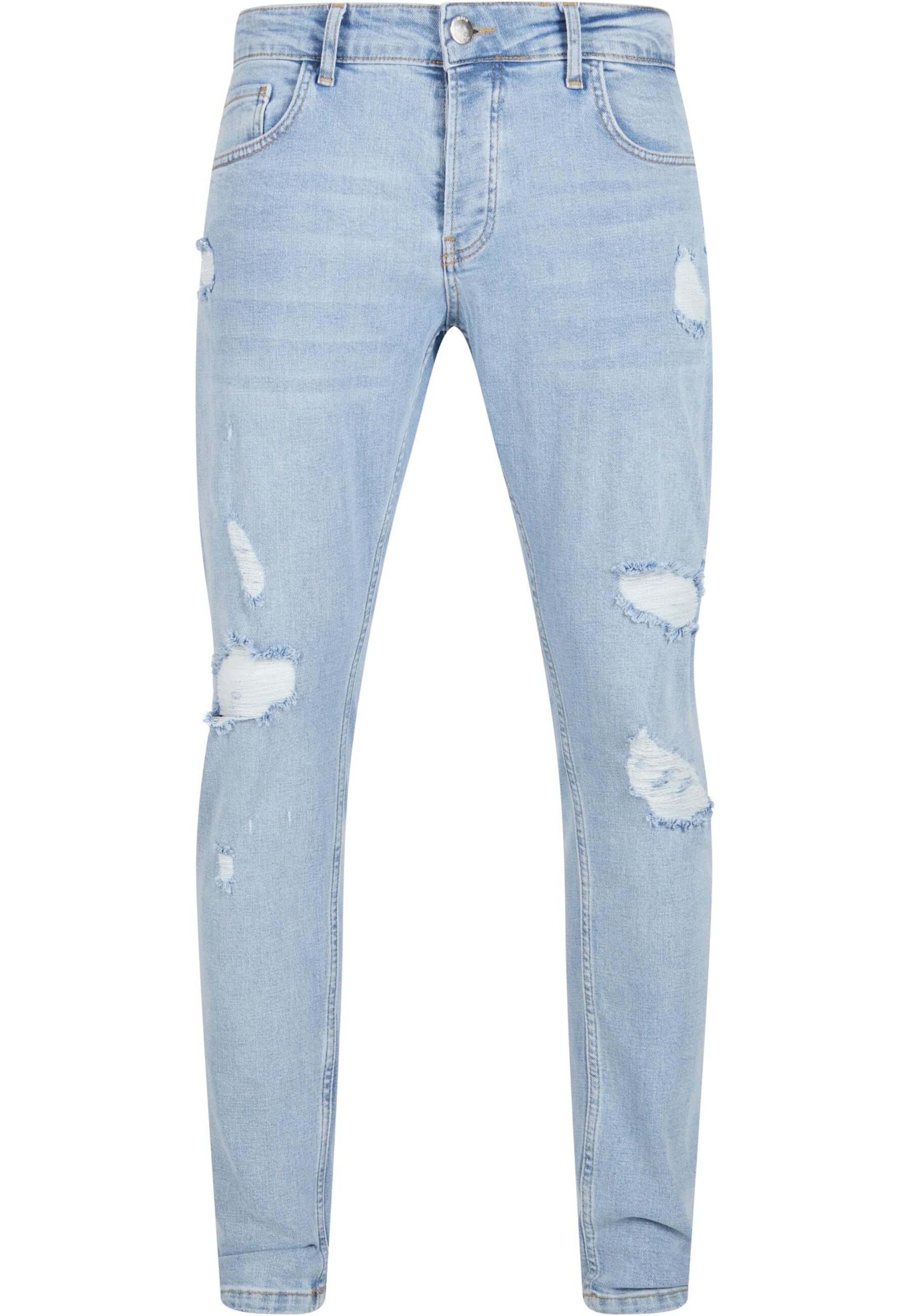 2Y Premium Slimfit Jeans in Blau: Vorderseite