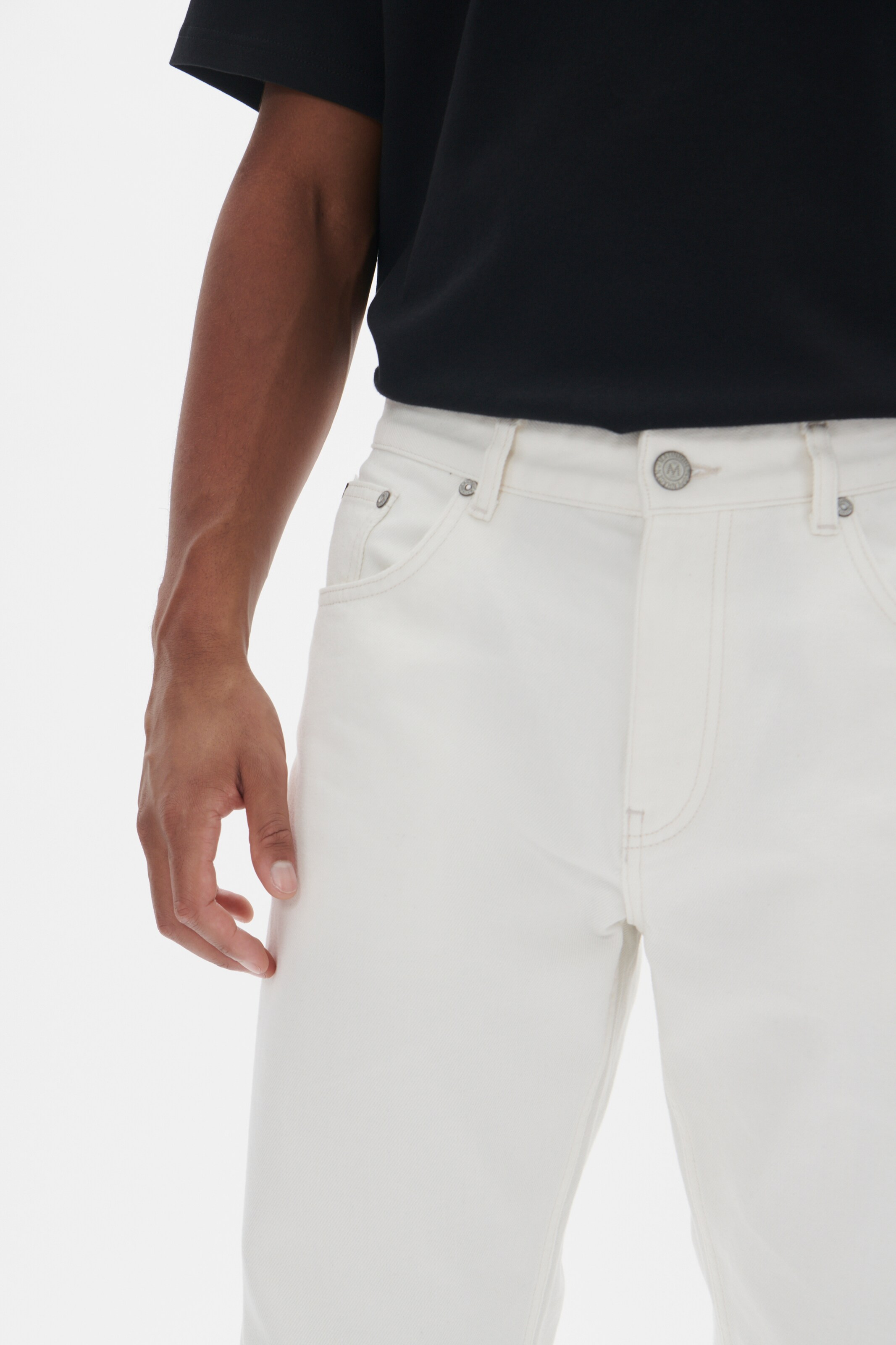 Matinique Loosefit Jeans 'Leland' i hvid