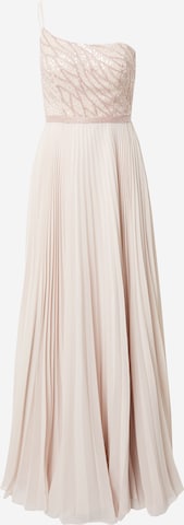 Unique Suknia wieczorowa w kolorze beżowy: przód