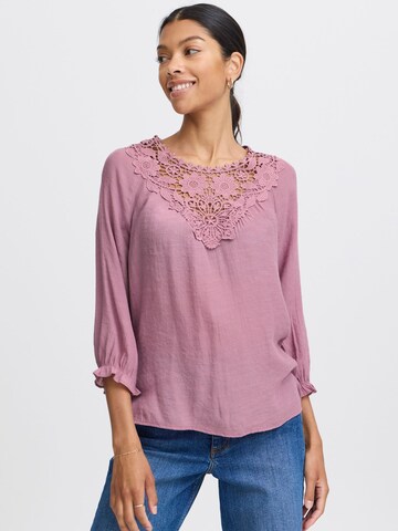 b.young - Blusa 'KELLY' en rosa: frente