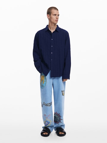 Desigual Regular fit Πουκάμισο σε μπλε