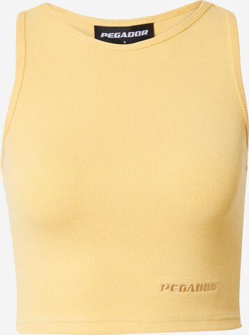Pegador Top 'Ayla' in Yellow: front