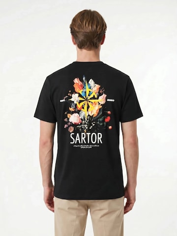 SARTOR Shirt in Zwart: voorkant
