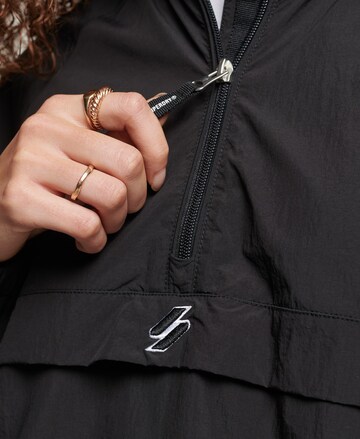 Superdry Sportjacke 'Code Essential' in Schwarz