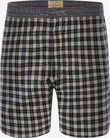 Luca David Pajama Pants ' Olden Glory Bermuda ' in Mixed colors: front