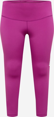 Nike Sportswear - Skinny Pantalón deportivo en rosa: frente