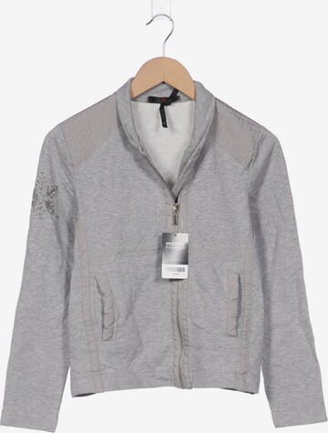 OUI Sweatshirt & Zip-Up Hoodie in S in Grey: front