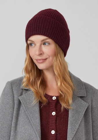 s.Oliver Mütze in Rot: Vorderseite