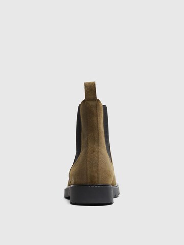 SELECTED Chelsea Boots i grøn