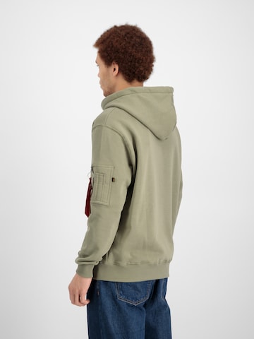 Sweat-shirt ALPHA INDUSTRIES en vert