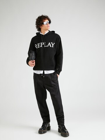 REPLAY Sweatshirt in Schwarz