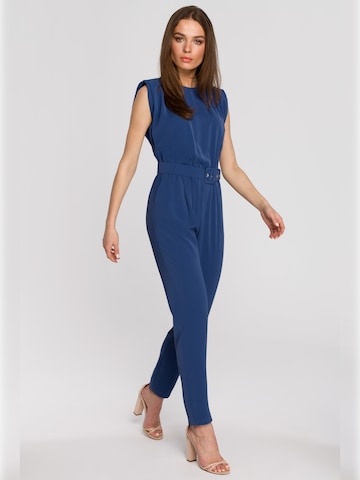 Stylove - Jumpsuit en azul: frente