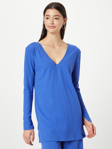 Monki Shirt in Blau: Vorderseite