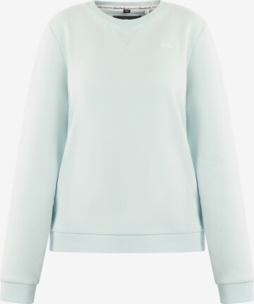 Sweat-shirt Schmuddelwedda en bleu : devant