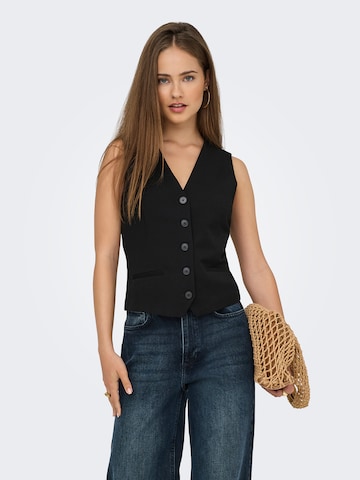 Gilet da completo di ONLY in nero: frontale