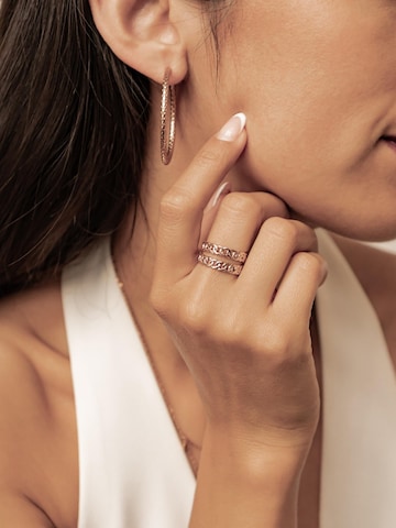 Hey Happiness Ring 'Double Chain' in Gold