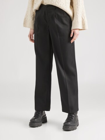 Wide leg Pantaloni con pieghe 'DRESSY' di GAP in nero: frontale