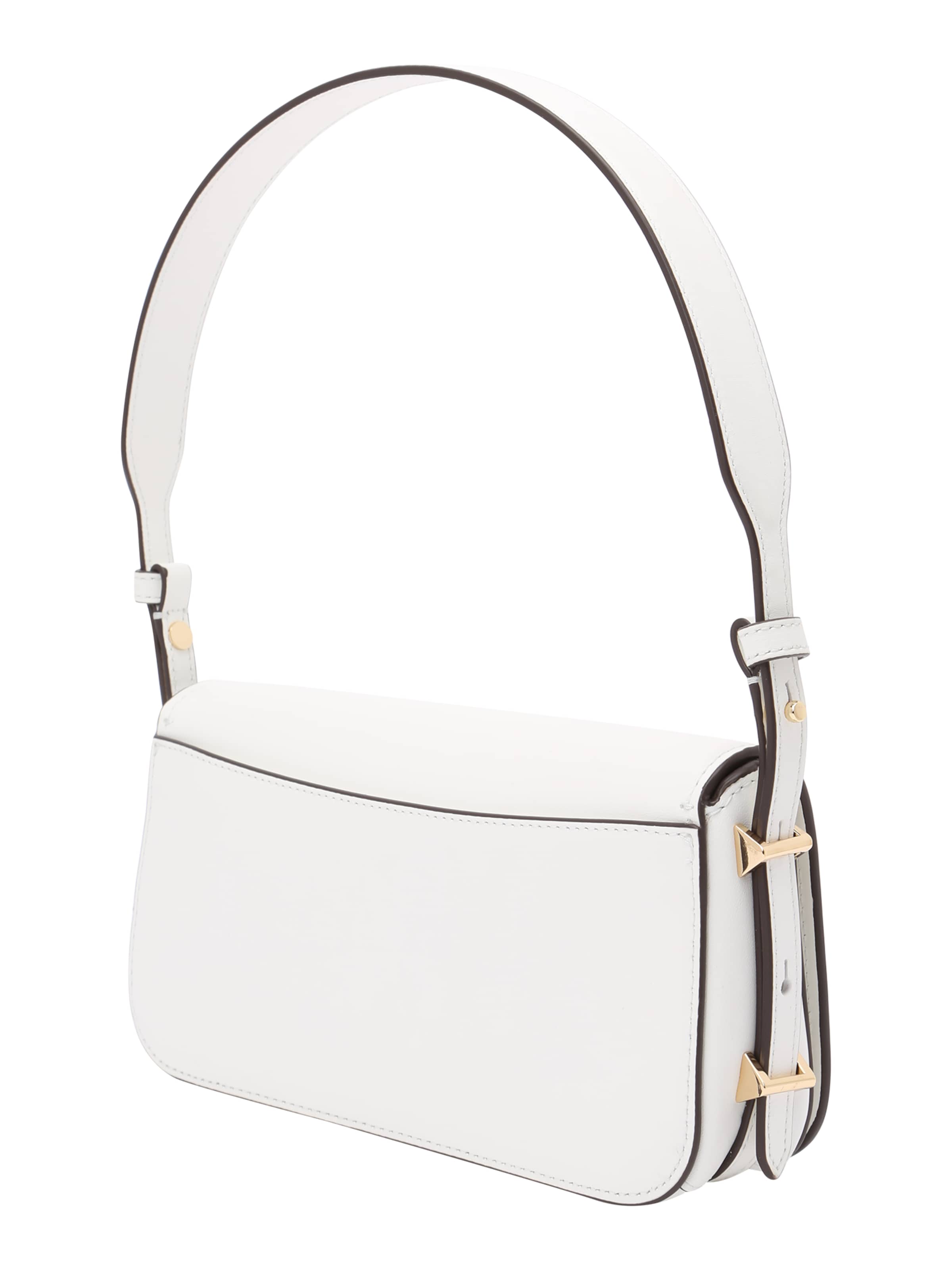 Borsa a spalla 'Liv Schultertasche Aus Glattem Leder' di Kate Spade in bianco