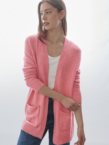 STREET ONE Strickjacke in Pink: Vorderseite