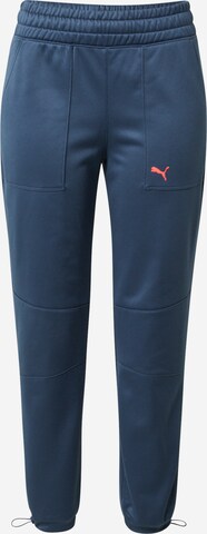 PUMATapered Sportske hlače - plava boja: prednji dio