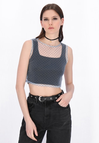 myMo ROCKS - Top en azul: frente