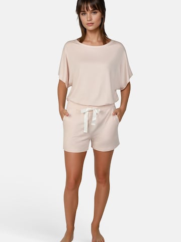 Pantalon de pyjama Myjama en beige : devant