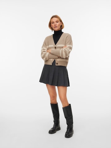 VERO MODA Pletena jopa 'VMLEA' | siva barva: sprednja stran