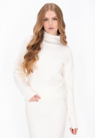 DreiMaster Vintage - Pullover em branco: frente