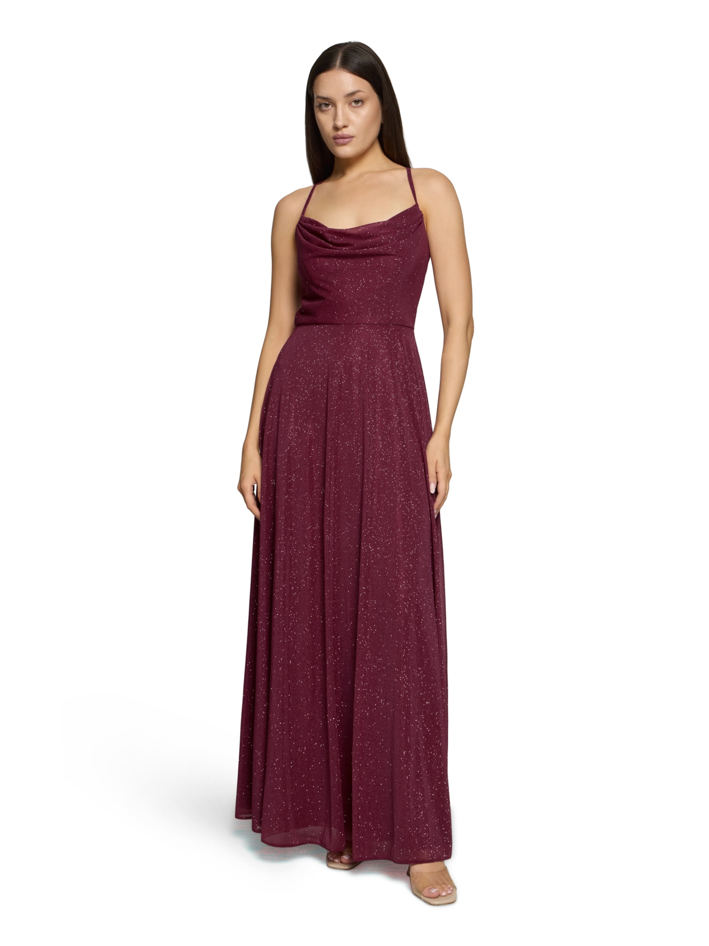 Abito da sera di Vera Mont in rosso: frontale