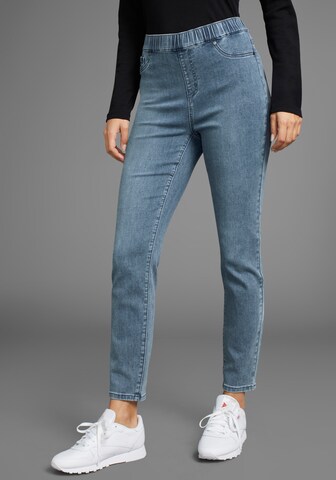 ARIZONA Skinny Jeggings in Blue: front