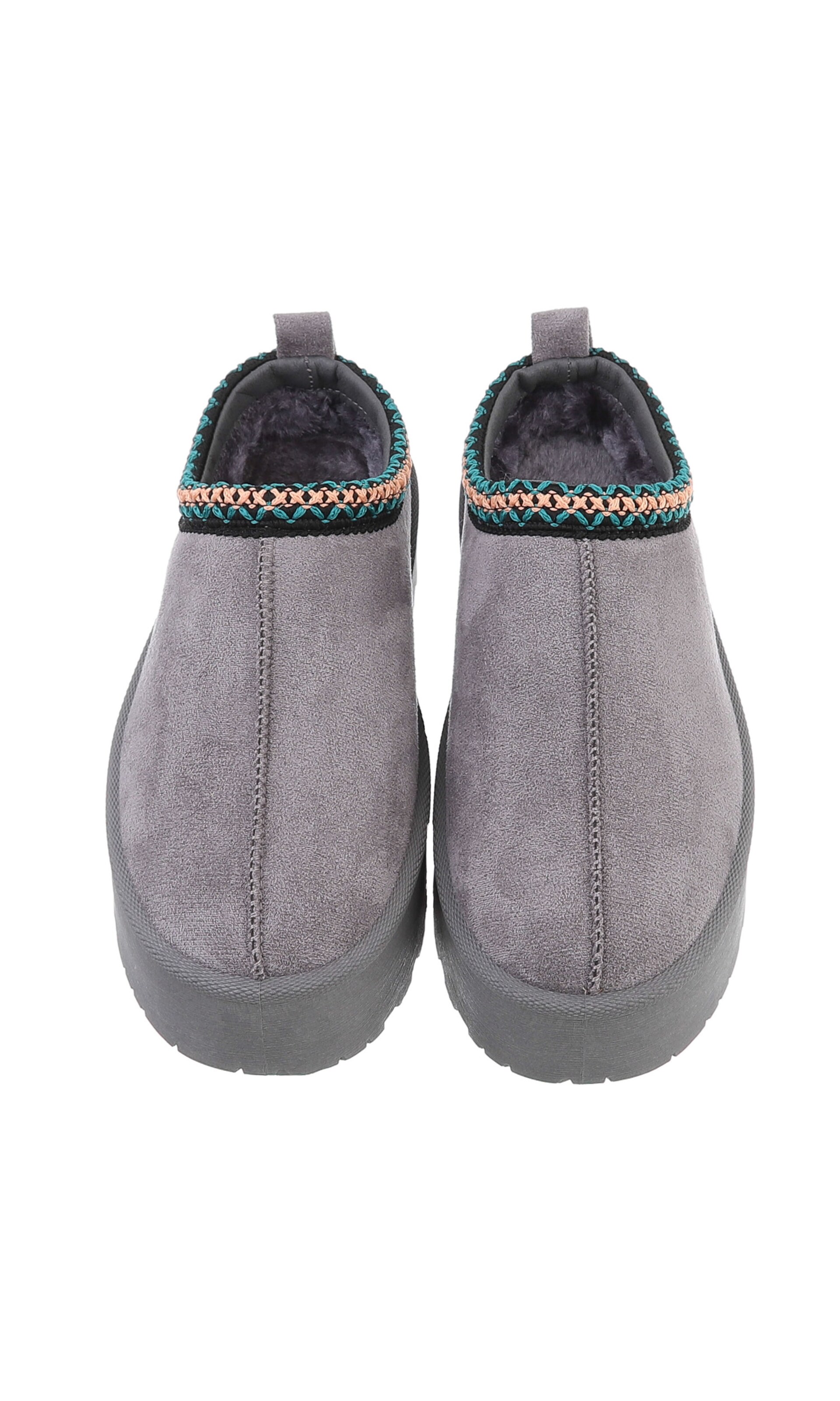 Ital-Design Pantolette in Grau