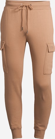 AÉROPOSTALE - Tapered Pantalón cargo en marrón: frente