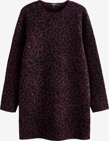 Next Gebreide jurk in Rood: voorkant