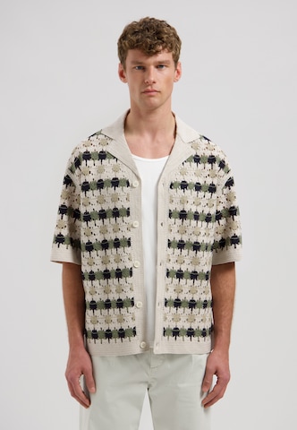 Dstrezzed Gebreid vest 'Lonell' in Beige