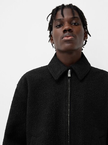 Veste mi-saison Bershka en noir