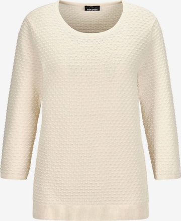 Pull-over Goldner en blanc : devant