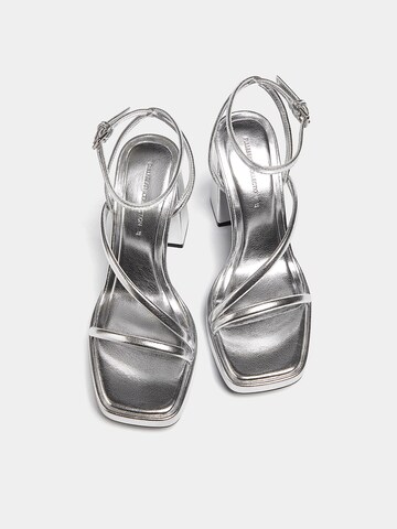 Pull&Bear Sandal in Silver