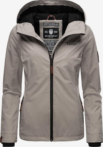 MARIKOO Between-season jacket 'Brombeere' in Grey: front