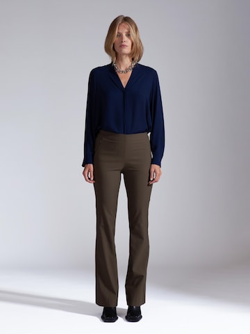 Minx Boot cut Trousers 'JOAN' in Green