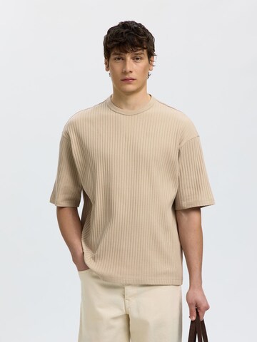 SELECTED Shirt in Grey: front