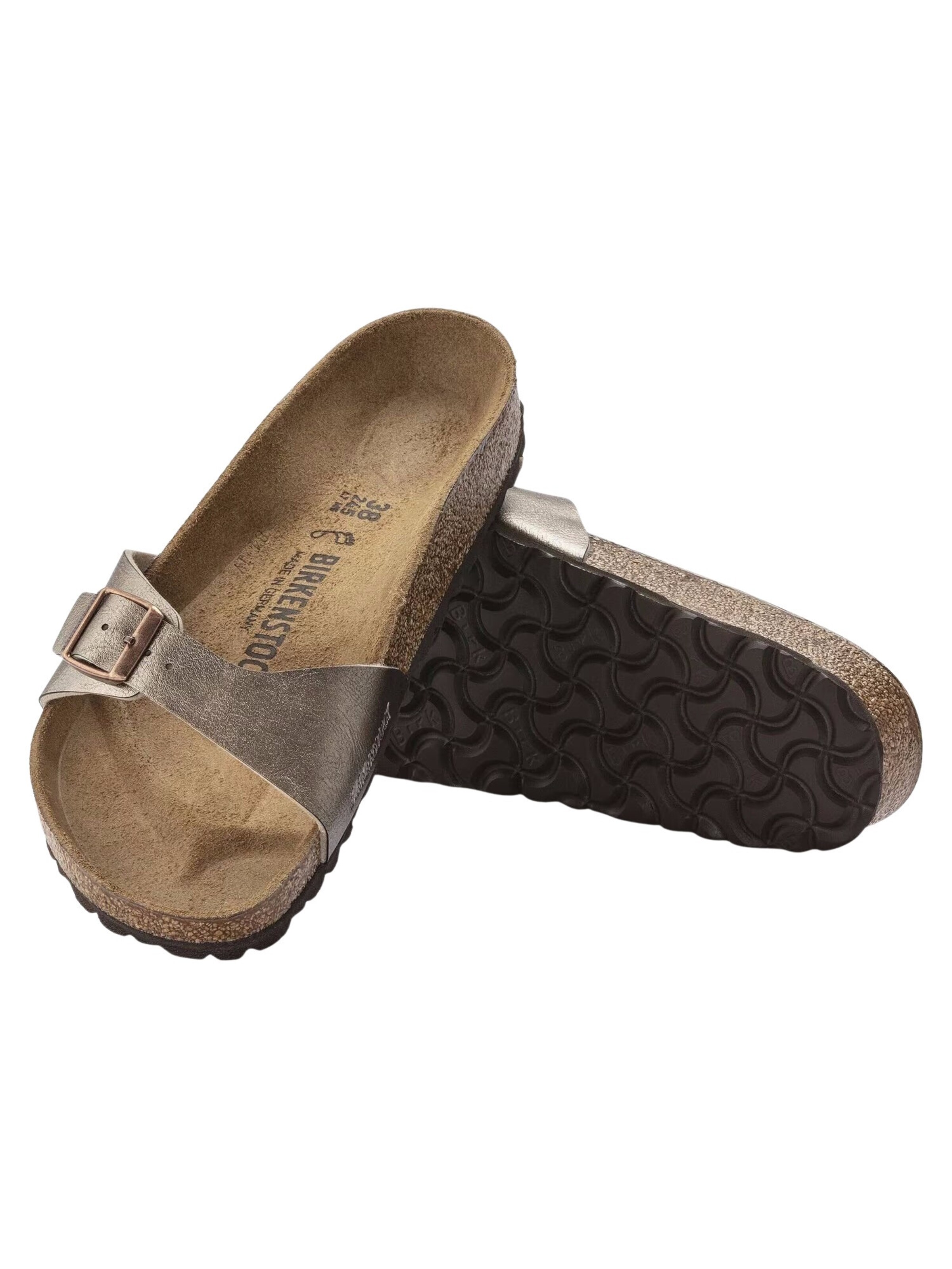 BIRKENSTOCK Muiltjes 'Madrid' in Grijs